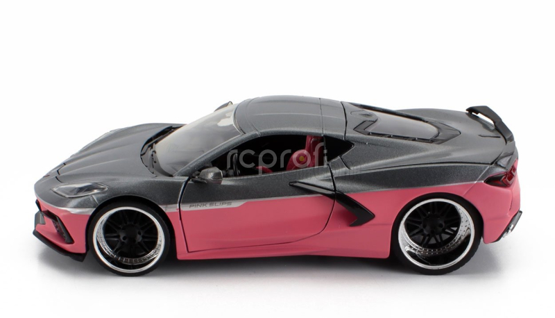 Jada Chevrolet Corvette Stingray Coupe 2020 1:24 Šedorůžová