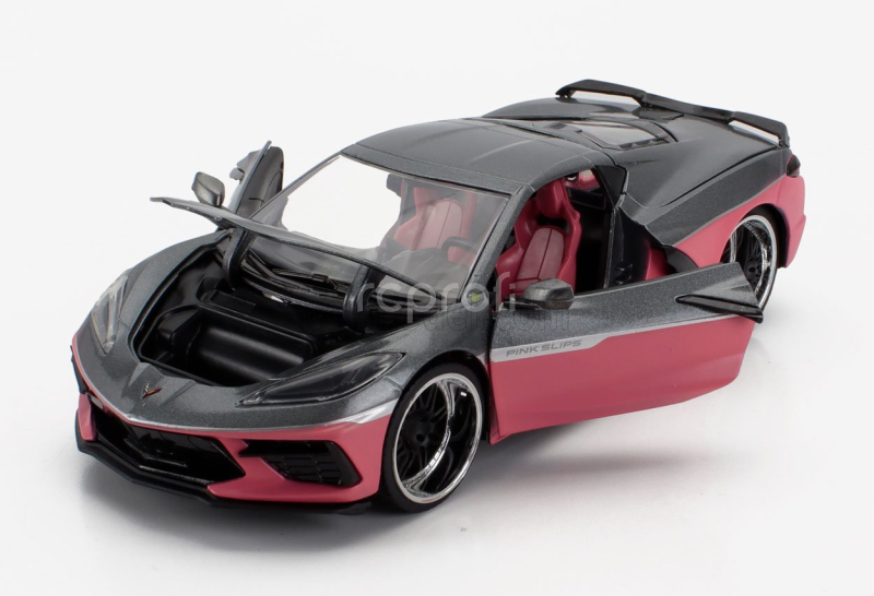 Jada Chevrolet Corvette Stingray Coupe 2020 1:24 Šedorůžová