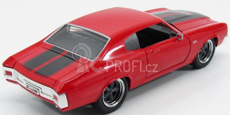 Jada Chevrolet Dom's Chevy Chevelle 454ss 1970 - Rychle a zběsile 1:24, červená