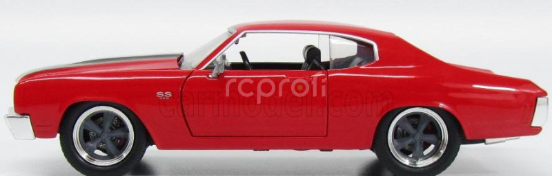 Jada Chevrolet Dom's Chevy Chevelle 454ss 1970 - Fast & Furious  Iv (2009) - Solo Parti Originali - Original Parts 1:24 Červená Černá