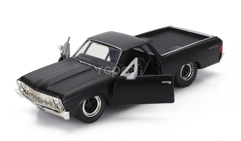 Jada Chevrolet El Camino Pick-up (ff10) Custom 1967 - Fast & Furious 1:32 Matt Black
