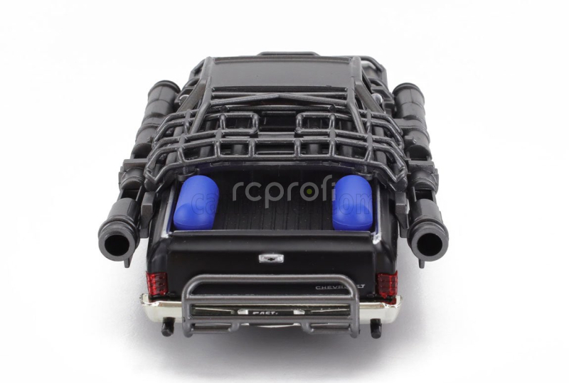 Jada Chevrolet El Camino Pick-up (ff10) Custom With Gun 1967 - Fast & Furious 1:32 Matt Black