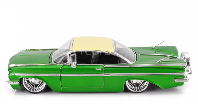 Jada Chevrolet Impala Custom Street Low 1959 1:24 Zelený Krém
