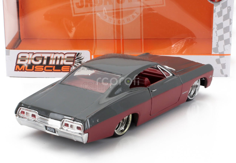 Jada Chevrolet Impala Ss Coupe 1967 1:24 Matt Grey