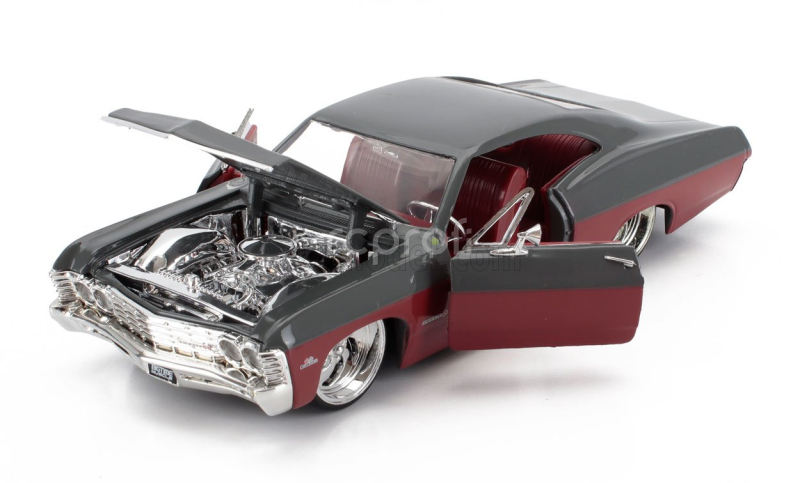 Jada Chevrolet Impala Ss Coupe 1967 1:24 Matt Grey