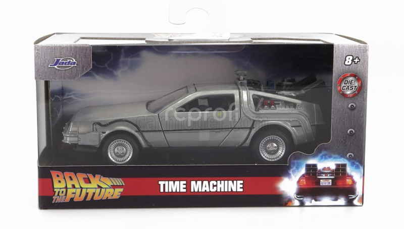 Jada De lorean Time Machine - Back To The Future 1 - Ritorno Al Futuro 1 1:32 Silver