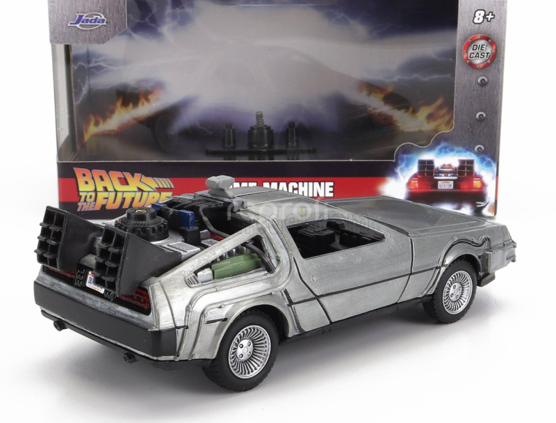 Jada De lorean Time Machine - Back To The Future 1 - Ritorno Al Futuro 1 1:32 Silver
