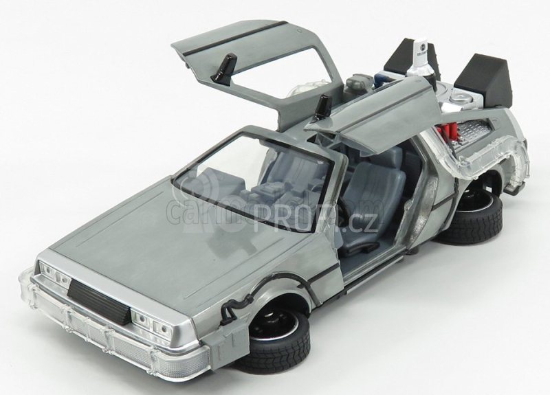 Jada De lorean Time Machine - Návrat do budoucnosti II 1:24, stříbrná