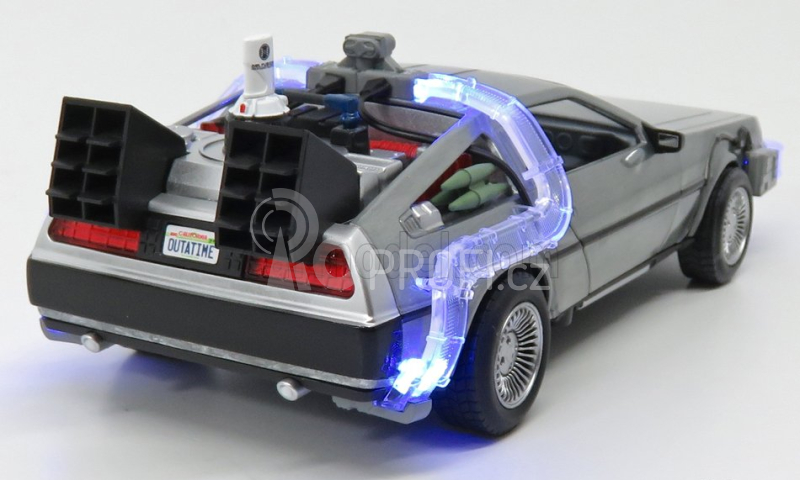 Jada De lorean Time Machine - Návrat do budoucnosti II 1:24, stříbrná