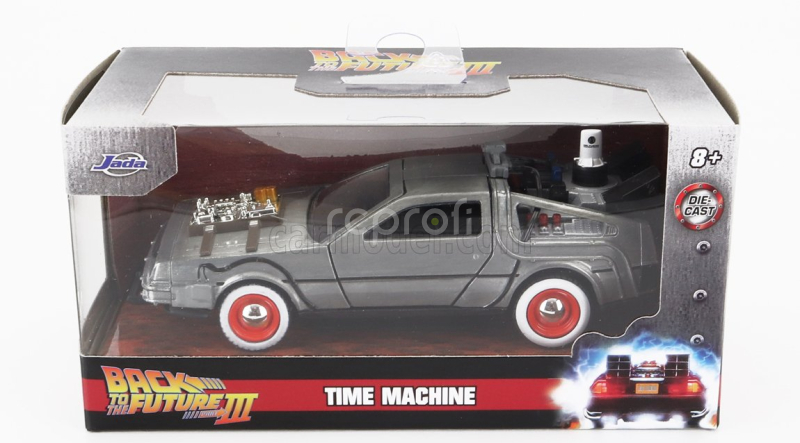 Jada De lorean Time Machine - Back To The Future 3 - Ritorno Al Futuro 3 1:32 Silver