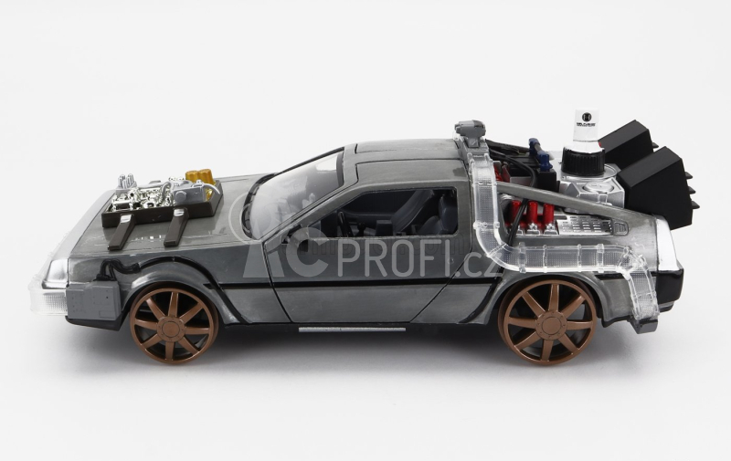 Jada De lorean Time Machine - Návrat do budoucnosti III 1:24, stříbrná