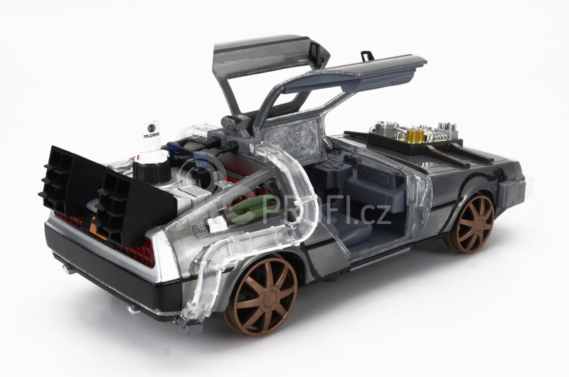 Jada De lorean Time Machine - Návrat do budoucnosti III 1:24, stříbrná