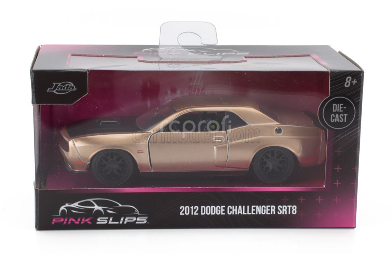 Jada Dodge Challenger Srt8 Coupe 2012 1:32 Zlatá Černá