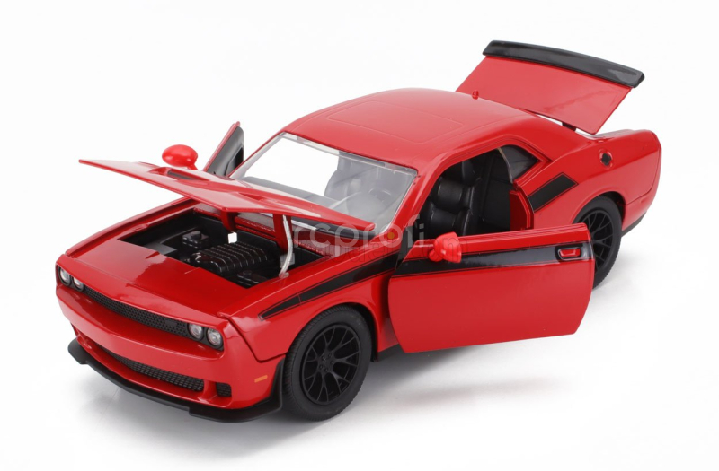 Jada Dodge Challenger With Walking Dead Glenn Figure 2015 1:24 Červená Černá