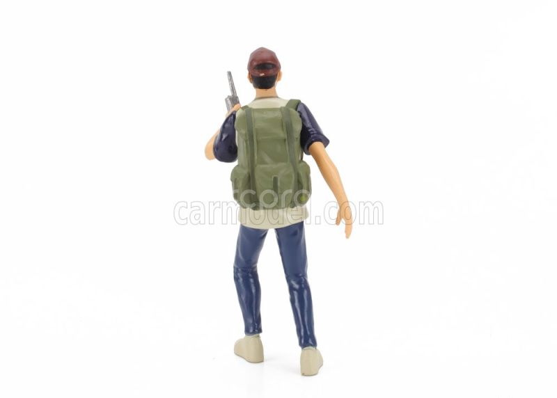 Jada Dodge Challenger With Walking Dead Glenn Figure 2015 1:24 Červená Černá