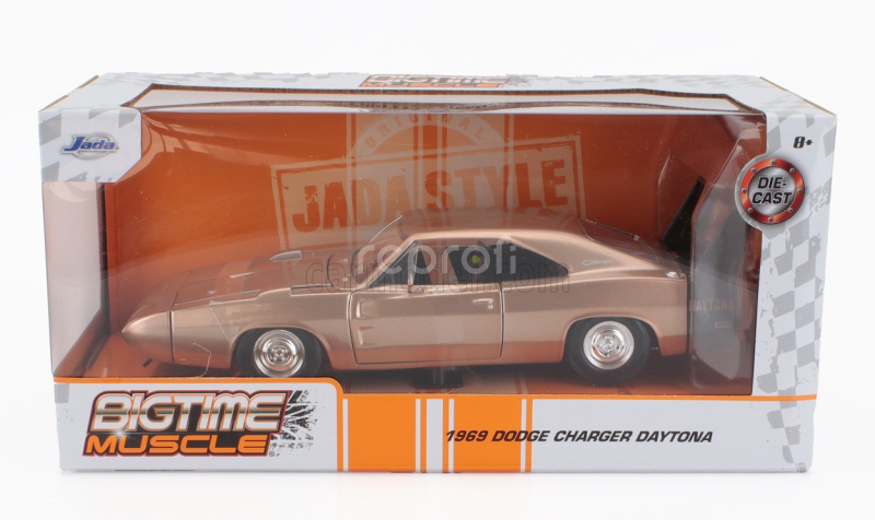 Jada Dodge Charger Daytona 1969 1:24 Copper Met