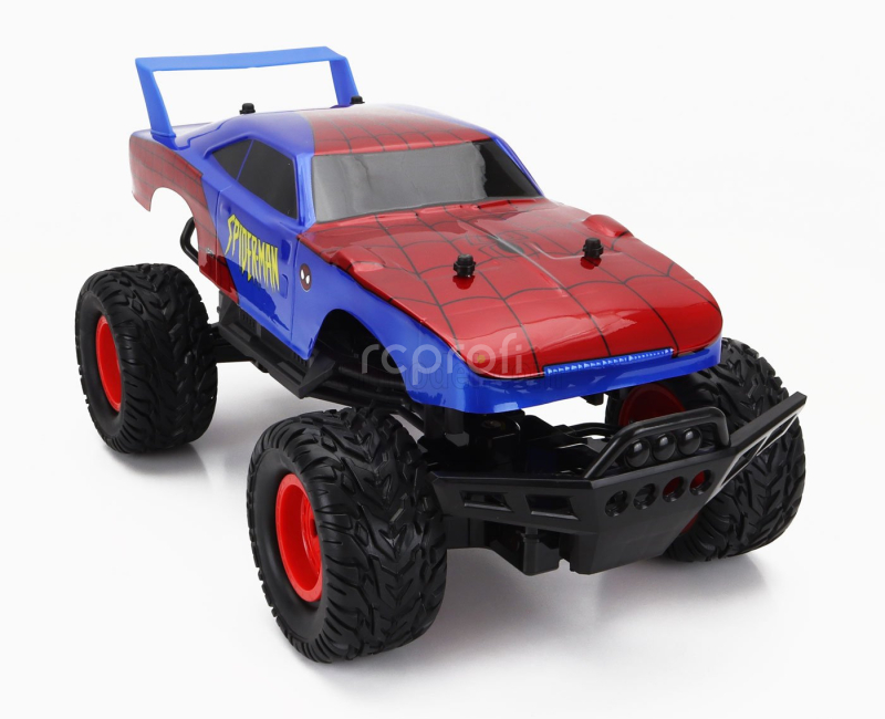 Jada Dodge Charger Daytona Spiderman Marvel 1969 1:12 Modrá Červená