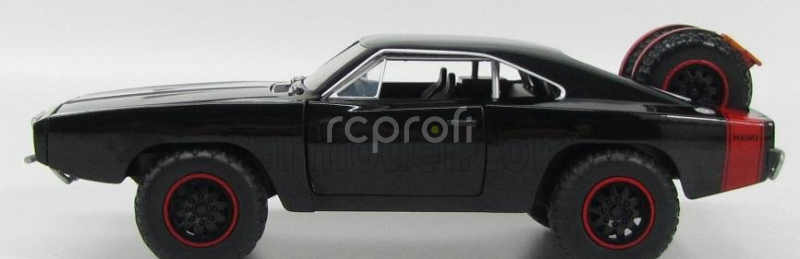Jada Dodge Dom's Dodge Charger R/t Offroad 1970 - Fast & Furious 7 1:24 Black