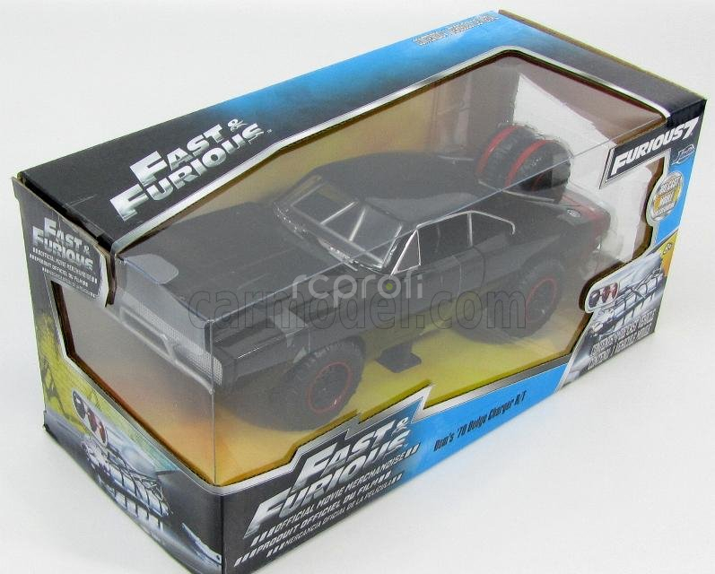 Jada Dodge Dom's Dodge Charger R/t Offroad 1970 - Fast & Furious 7 1:24 Black