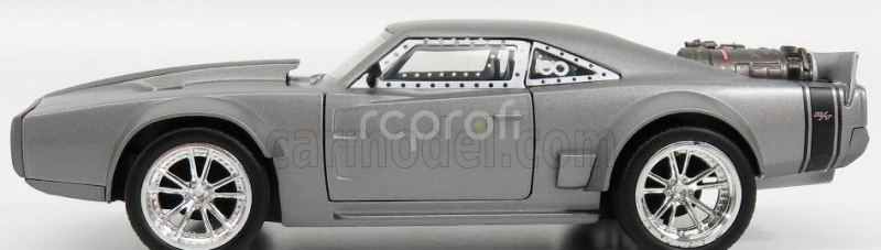 Jada Dodge Dom's Ice Charger R/t 1970 - Fast & Furious 8 2017 1:24 Matt Grey