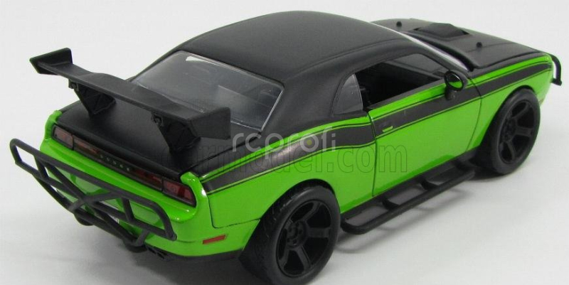 Jada Dodge Letty's Challenger Srt8 Off Road 2008 - Fast & Furious 7 1:24 Zelená Matná Černá