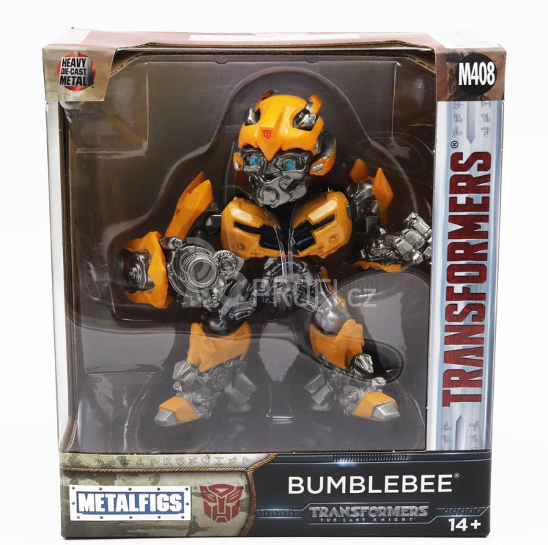 Jada Figures Bumblebee Transformers - The Last Knight - Cm. 10.5 1:32 Žlutá Šedá