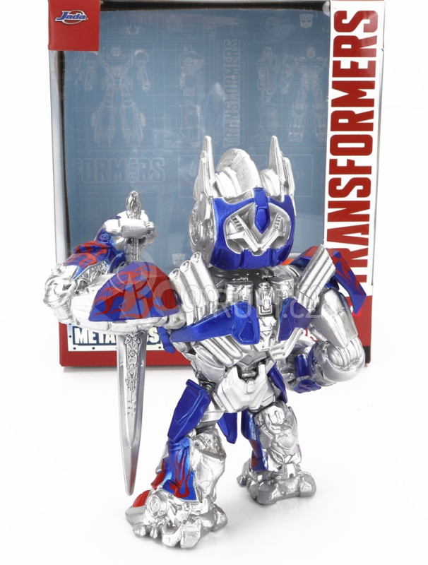 Jada Figures Optimus Transformers- Cm. 10.5 1:32 Modrá Stříbrná
