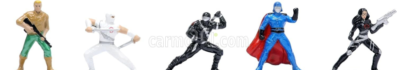 Jada Figures Set 18 X G.i.joe Figures Nano Metalfigs 1:32 Různé