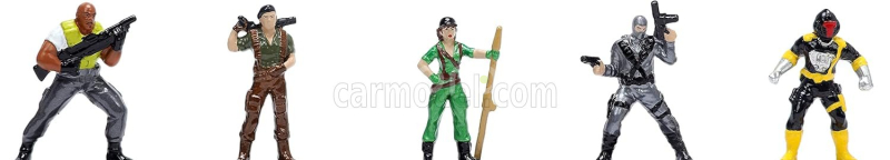 Jada Figures Set 18 X G.i.joe Figures Nano Metalfigs 1:32 Různé