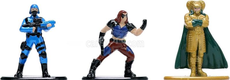 Jada Figures Set 18 X G.i.joe Figures Nano Metalfigs 1:32 Různé