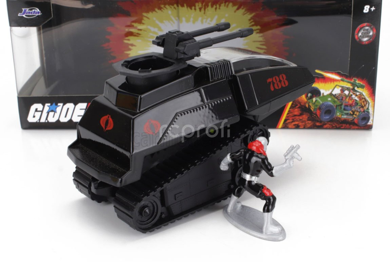 Jada Figures Tank Hiss Military With Destro G.i.joe Figure 2010 1:32 Black