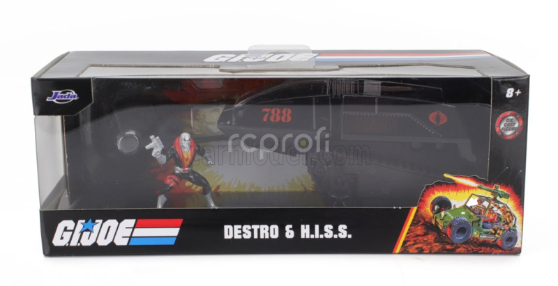 Jada Figures Tank Hiss Military With Destro G.i.joe Figure 2010 1:32 Black