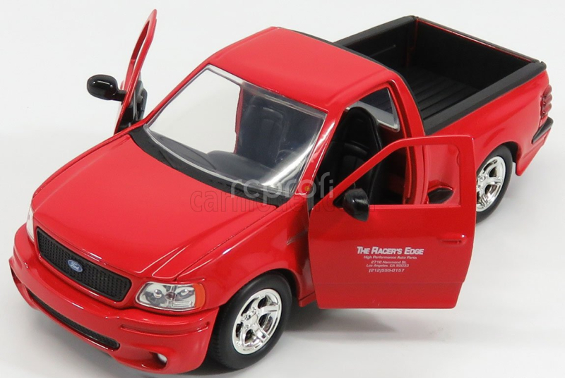 Jada Ford usa Brian's F-150 Svt Pick-up Lightning The Racer Edge 1999 - Fast & Furious I (2001) 1:24 Červená Černá