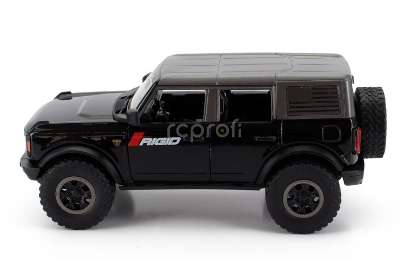 Jada Ford usa Bronco 2021 With Set 4x Tires 1:24 Černá Šedá