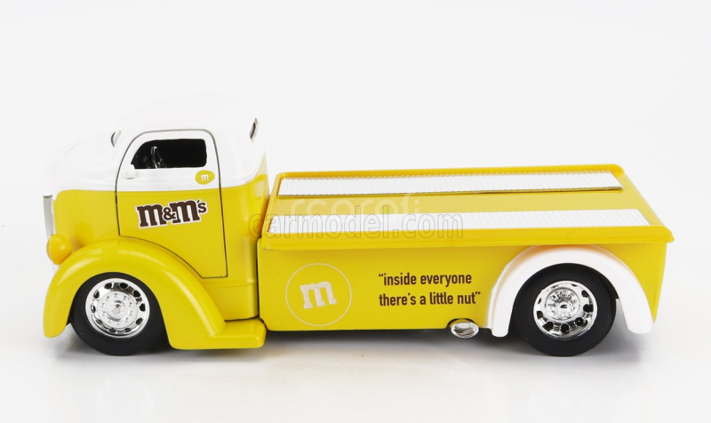 Jada Ford usa Coe Flatbed With M&m's Figure 1947 1:24 Žlutá Bílá
