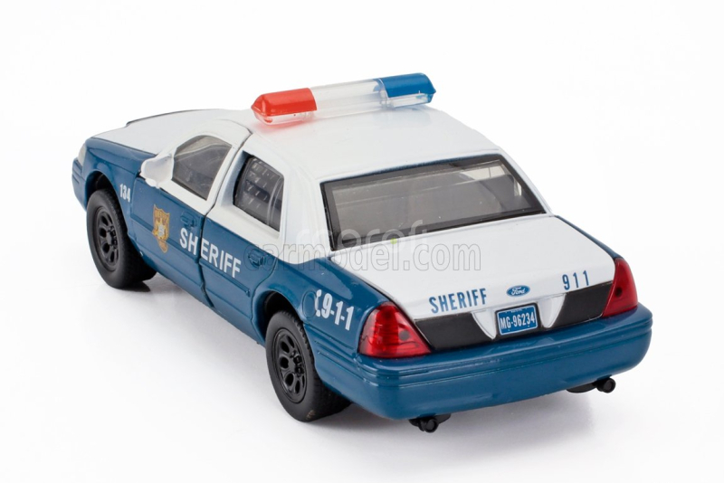 Jada Ford usa Crown Victoria Police Interceptor Sheriff 2001 - The Walking Dead 1:32 Bílá Modrá