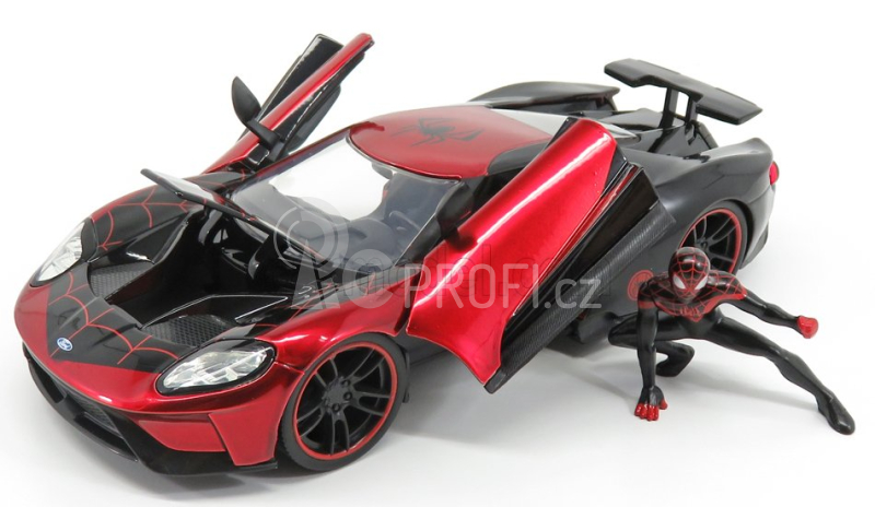 Jada Ford usa Gt 2017 With Spiderman Figure 1:24 Červená Modrá