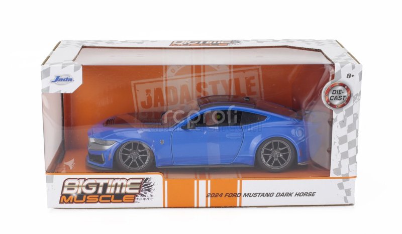 Jada Ford usa Mustang Dark Horse Coupe 2024 1:24 Bluette