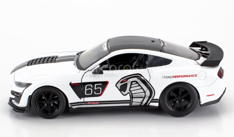 Jada Ford usa Mustang Shelby Gt500 Racing N 65 Coupe 2020 1:24 Bílá Černá