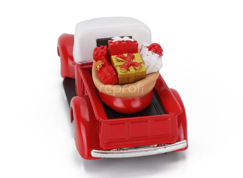 Jada Ford usa Set Holiday Rides 2022 - Pick-up 1941 With Chevrolet Bel Air 1957 With Santa Claus (babbo Natale) & Mrs. Santa Claus Figures 1:32 Červená Met Bílá