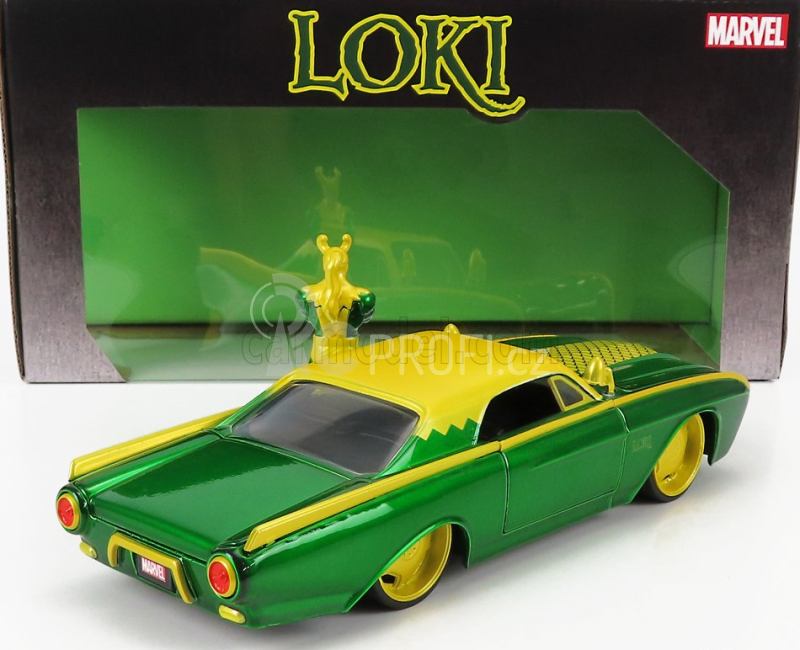 Jada Ford usa Thunderbird With Marvel Loki 1963 1:24 Zelená Žlutá