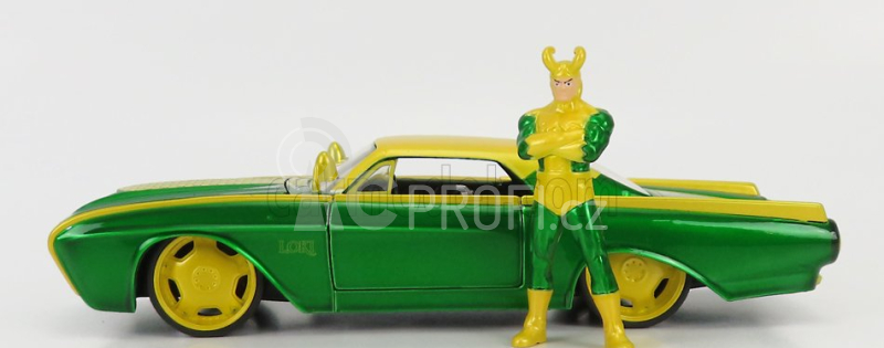 Jada Ford usa Thunderbird With Marvel Loki 1963 1:24 Zelená Žlutá