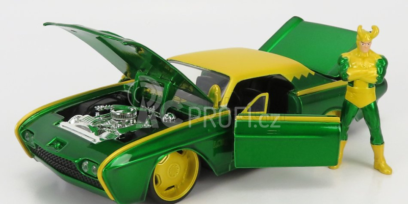 Jada Ford usa Thunderbird With Marvel Loki 1963 1:24 Zelená Žlutá