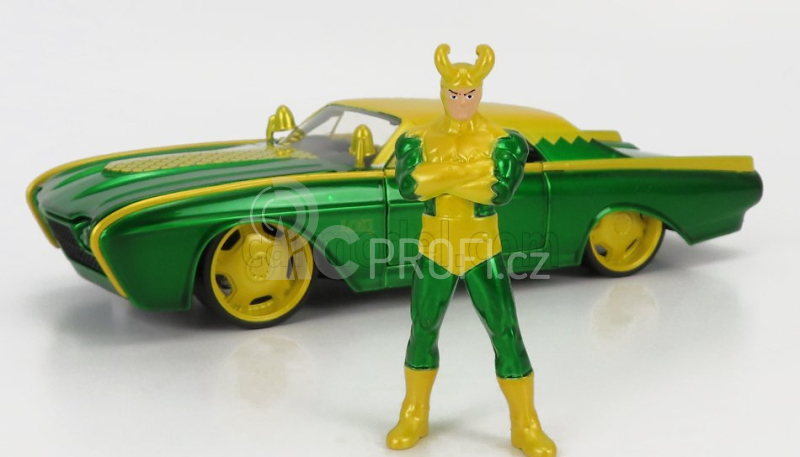 Jada Ford usa Thunderbird With Marvel Loki 1963 1:24 Zelená Žlutá