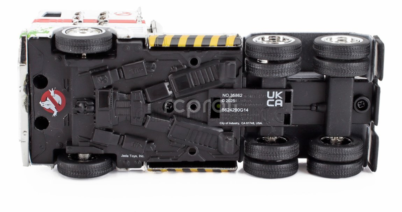 Jada Freightliner Flt86 Tractor Truck Ghostbusters Optimus Prime Transformers 3-assi 1984 1:50 Bílá Červená