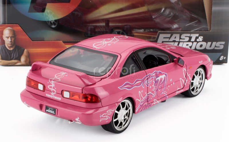Jada Honda Integra Type R 1995 - Fast & Furious 1:24 Pink