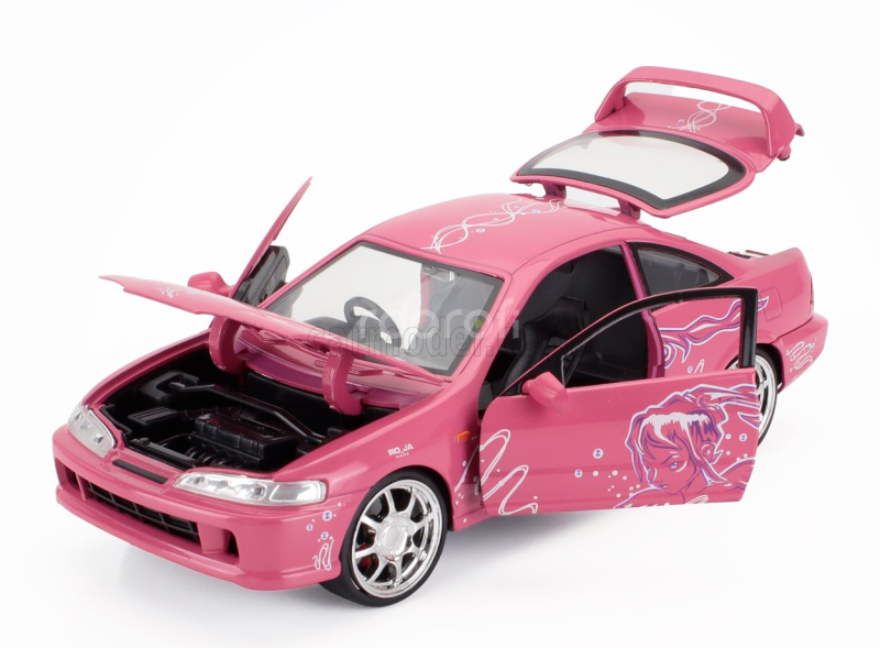 Jada Honda Integra Type R 1995 - Fast & Furious 1:24 Pink