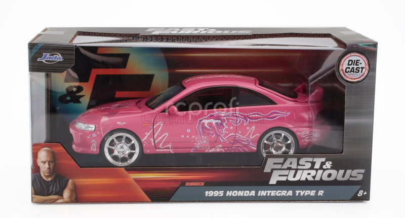 Jada Honda Integra Type R 1995 - Fast & Furious 1:24 Pink