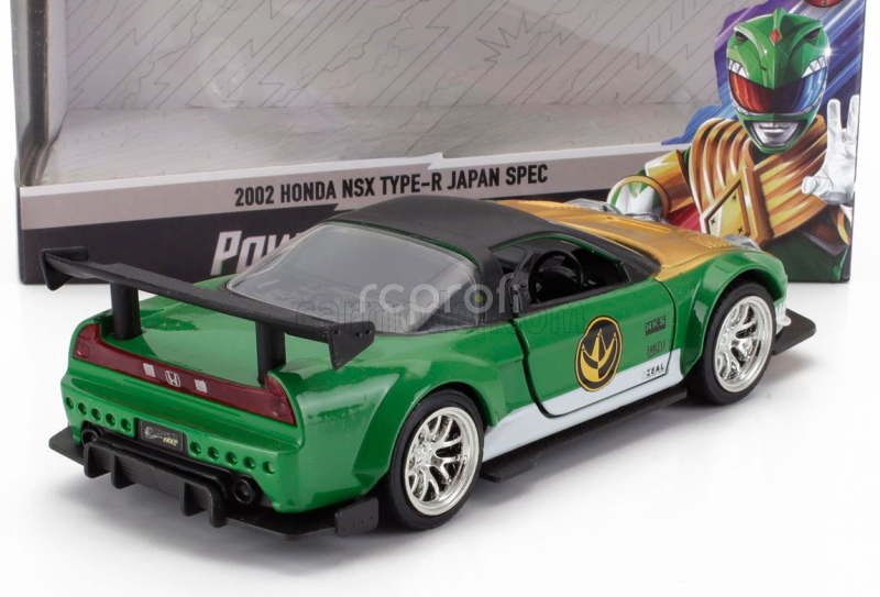 Jada Honda Nsx Type-r Japan Spec Coupe Power Rangers 2002 1:32 Zelené Zlato
