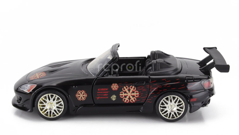 Jada Honda S2000 Cabriolet 1998 - Fast & Furious 1:32 Black